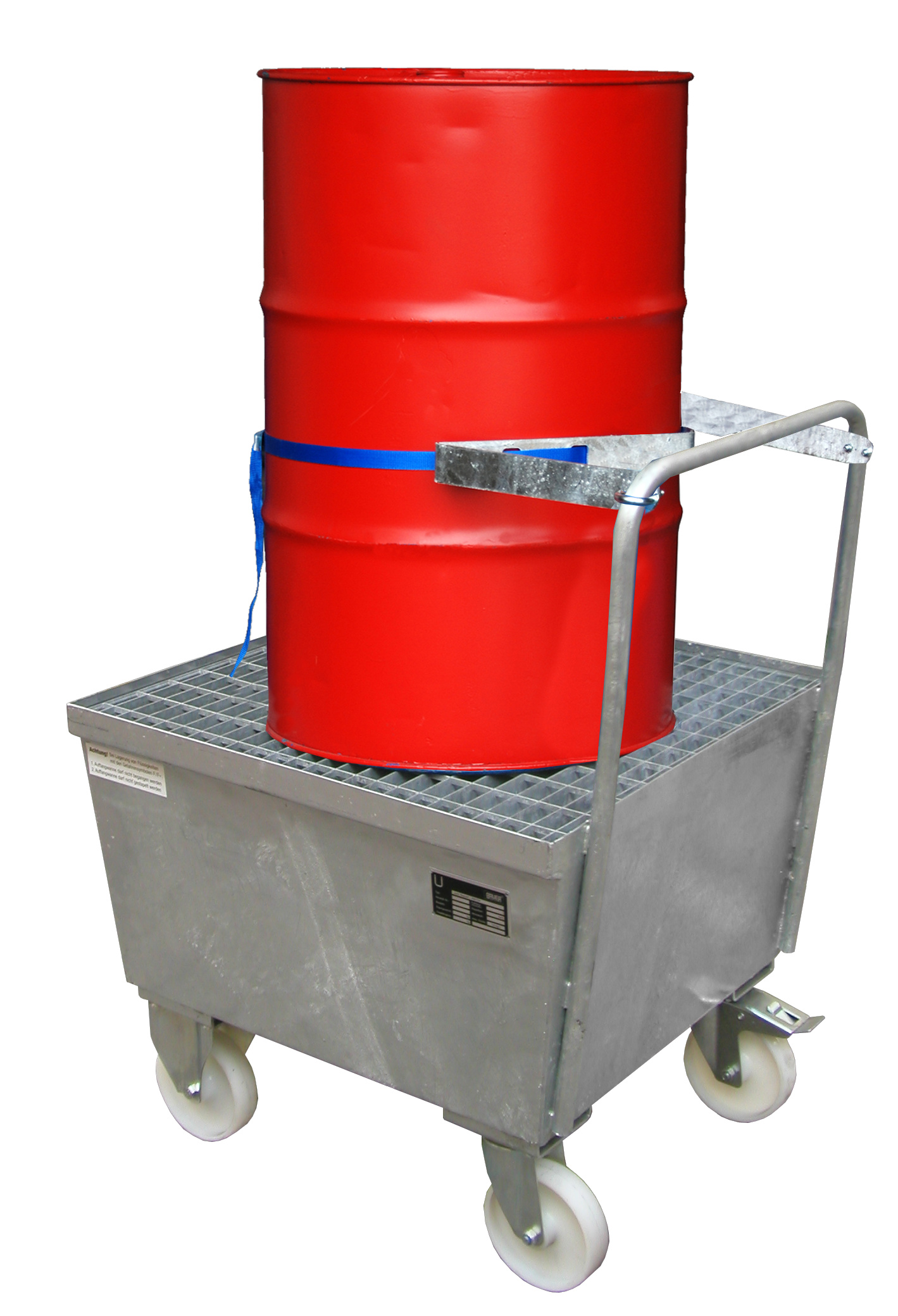 Auffangwanne Typ AW-F feuerverzinkt mit Zubehör